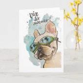 Vive les vacances カード (黄色い花)