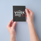 Vivek 選 Ramaswamy氏2026年オハイオ州知事 チラシ (手)