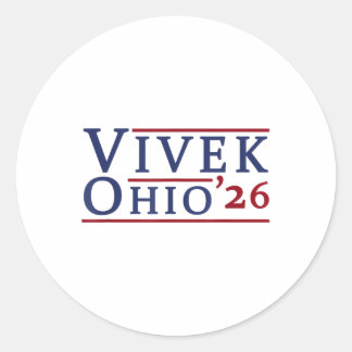 Vivek Ramaswamyオハイオ州知事2026 Vivek 20 ラウンドシール