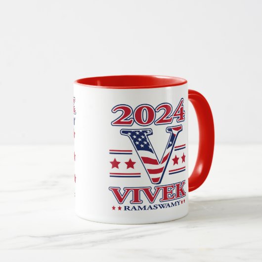 Vivek Ramaswamy大統領 マグカップ (正面右)