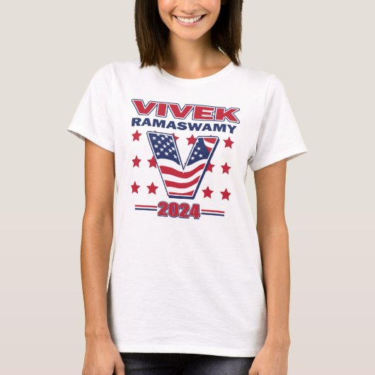 Vivek Ramaswamy大統領 Tシャツ (正面)