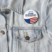 Vivek Ramaswamy氏2024年社長代行 缶バッジ (インサイチュ)