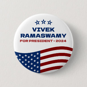Vivek Ramaswamy氏2024年社長代行 缶バッジ