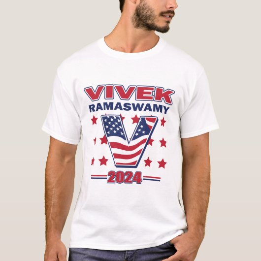 Vivek Ramaswamy氏2024年社長代行 Tシャツ (正面)
