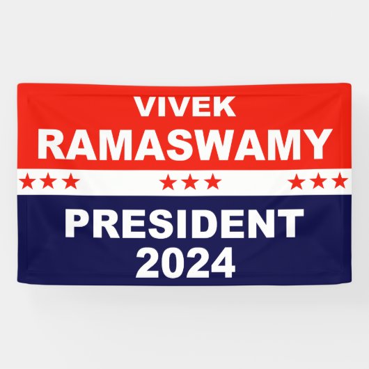 Vivek Ramaswamy社長2024 横断幕 (横)