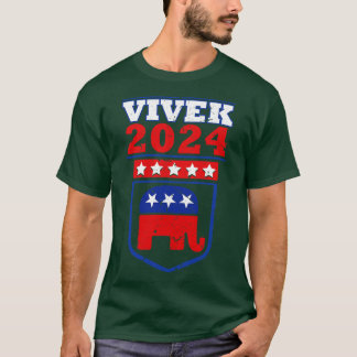 Vivek Ramaswamy 2024ポーの新しい波大統領の Tシャツ