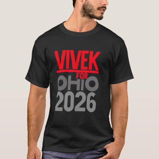 Vivek Ramaswamy for Governor of Ohio 2026 Modern Tシャツ (正面)