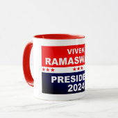 Vivek Ramaswamy President 2024 マグカップ (正面左)