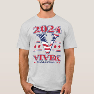 Vivek Ramswamy氏2024年大統領候補 Tシャツ