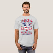 Vivek Ramswamy氏2024年大統領候補 Tシャツ (正面フル)