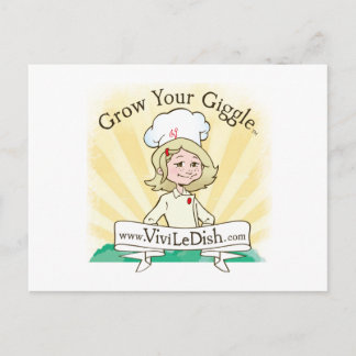 Vivi LeDish™ Grow Your Giggle™はがき ポストカード