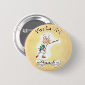 Vivi LeDish™ VivaのLa Vivi Pin 缶バッジ (正面&裏面)