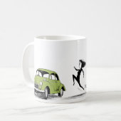 Vivianは"ここに戻ります!" マグ-ベンWickey著芸術 コーヒーマグカップ (正面左)