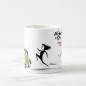 Vivianは"ここに戻ります!" マグ-ベンWickey著芸術 コーヒーマグカップ (中央)