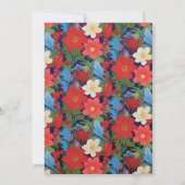 VIVIAN Iフローラ結婚式日付招待状 招待状 (裏面)