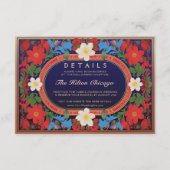 VIVIAN I :の結婚詳細カード エンクロージャーカード (正面)