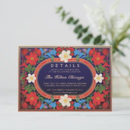 VIVIAN I ：の結婚詳細カード エンクロージャーカード