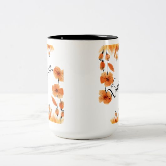 Vivian's Mag 15oz （その他のオプションを参照） ツートーンマグカップ (中央)