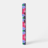 Vivid Aurora Kaleidoscope Electric Bloom iPhone 16ケース (左側面)