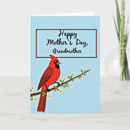 Vivid Avian Mothers Day Card カード (正面)