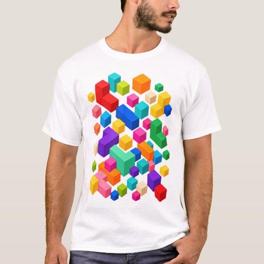 Vivid Blockscape Tシャツ (正面)