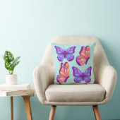 Vivid Butterfly Pop Pillow クッション (椅子)