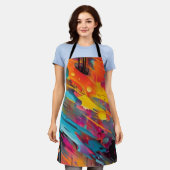 Vivid Chaos Splash Graffiti エプロン (着用した状態)