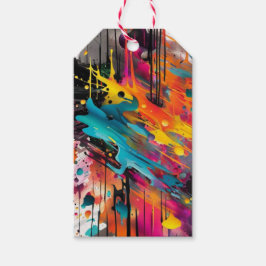 Vivid Chaos Splash Graffiti ギフトタグ