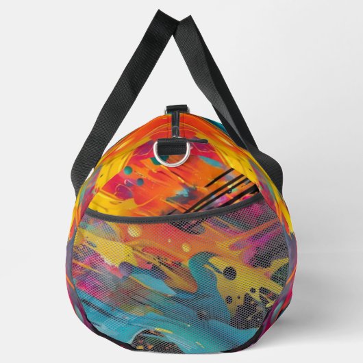 Vivid Chaos Splash Graffiti ダッフルバッグ (右)