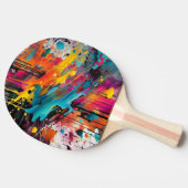 Vivid Chaos Splash Graffiti 卓球ラケット (横)