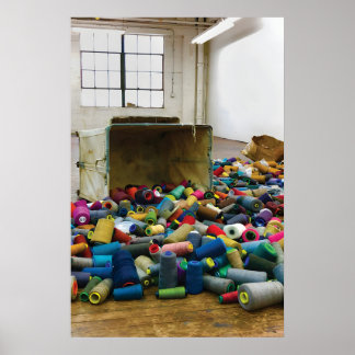 Vivid Colors Photograph Print of the inside of the ポスター