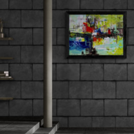 "Vivid Dreams", Abstract Art キャンバスプリント