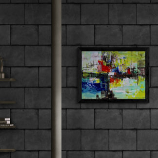 "Vivid Dreams", Abstract Art ポスター