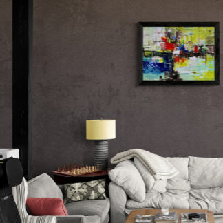 "Vivid Dreams", Abstract Art メタルプリント