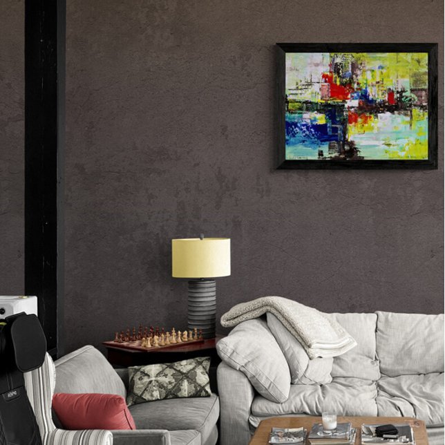 "Vivid Dreams", Abstract Art メタルプリント (クリエイターアップロード済み)