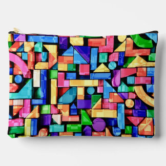 Vivid Geometric Flow アクセサリーポーチ