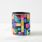 Vivid Geometric Flow マグカップ (中央)