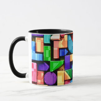 Vivid Geometric Flow マグカップ
