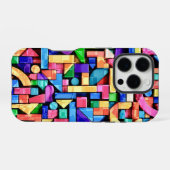 Vivid Geometric Flow iPhoneケース (裏面横)