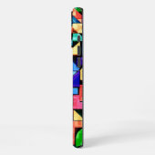Vivid Geometric Flow iPhoneケース (左側面)