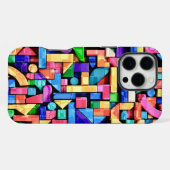 Vivid Geometric Flow iPhoneケース (裏面横)