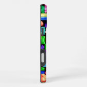 Vivid Geometric Flow iPhoneケース (右側面)
