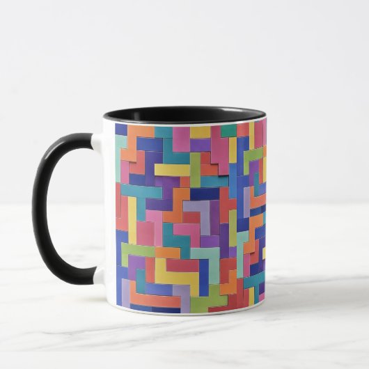 Vivid Grid マグカップ (左)