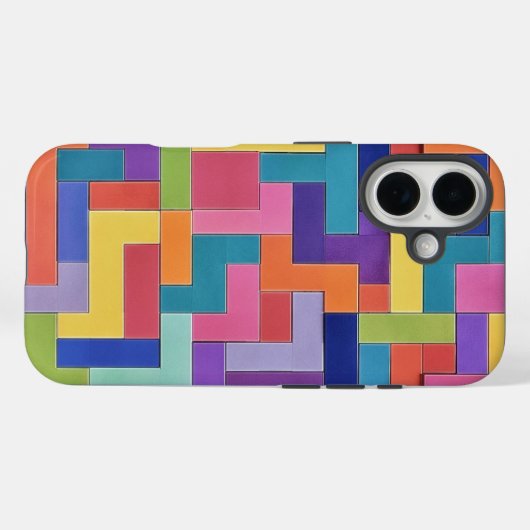 Vivid Grid Case-Mate iPhoneケース (裏面 (横))