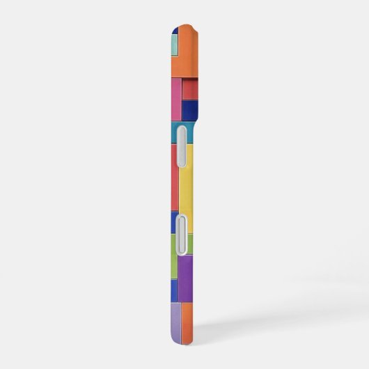Vivid Grid iPhone 16ケース (右側面)