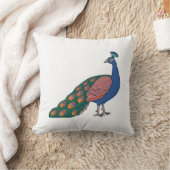 Vivid Humble Peacock  クッション (ブランケット)