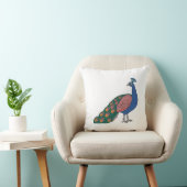 Vivid Humble Peacock  クッション (椅子)