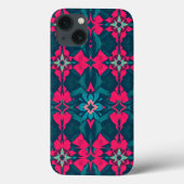 Vivid Jewel-Tone Kaleidoscope Phone Case Case-Mate iPhoneケース (裏面)