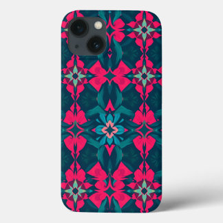 Vivid Jewel-Tone Kaleidoscope Phone Case iPhone 13ケース