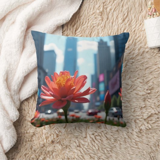 Vivid Orange クッション (ブランケット)